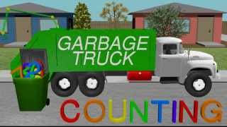 Counting Garbage Truck  Learning for Kids [upl. by Aihsila]