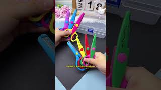 The magic tool for children to do handicrafts lace scissors there are six different laces a f [upl. by Linden62]