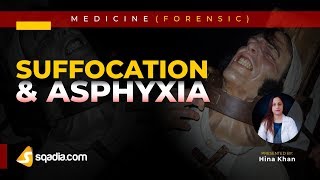 Forensic Lecture 2019 Suffocation and Asphyxia sqadiacom  Medical Lectures [upl. by Erdda]