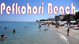 Pefkohori Golden Beach  Kassandra Halkidiki Greece [upl. by Bruning]