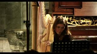 Une châtelaine en sa tour Op110 Gabriel Fauré  pedal harp  performed at Winter Concert 2008 [upl. by Safoelc]