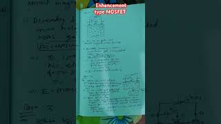 Enhancement type MOSFET electrical electronic semiconductor mosfet [upl. by Rolf]