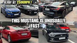 FORD MUSTANG VS OCTAVIA VRS STAGE 2  Fastest IS20 in the country 🇮🇳 [upl. by Tench365]