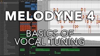 Melodyne 4  Basics of Vocal Tuning [upl. by Georgie]