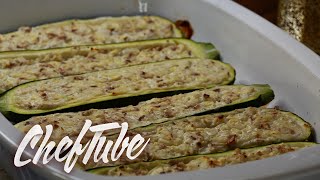 Comment Faire Des Courgettes Farcies  Recette dans la description [upl. by Ecertak]