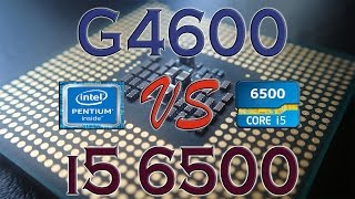 G4600 vs i5 6500  Benchmarks  Gaming Tests Review And Comparison  Kaby Lake vs Skylake [upl. by Ariamoy]