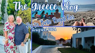 Greece Family Vlog August 2024portobelloroyal greece kos tui [upl. by Yesima]