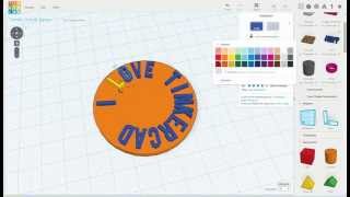 Tinkercad CircleArrayText [upl. by Slerahc384]