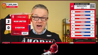 Mark Goldbridge reacts to Man UTD vs Everton🔥🔥 manchesterunited markgoldbridge everton mufc [upl. by Rubinstein]