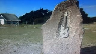 JIMI Hendrix Stein amp Gelände vom Festival 70 auf FEHMARN Heute [upl. by Trautman]