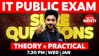 SSLC IT Public Exam  Sure Questions Theory  Practical With Menti  Exam Winner [upl. by Docilu]