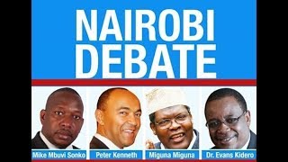 NAIROBI GUBERNATORIAL DEBATE 2017  PART 1 [upl. by Nealah]