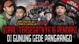 VIRAL KESAKSIAN NYATA TERSESATNYA 16 PENDAKI DI GUNUNG PANGRANGO [upl. by Adnaloy275]