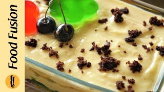 Fruit Custard Trifle Recipe By Food Fusion Eid Special Recipe [upl. by Tabor]