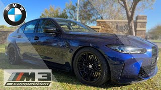 2022 BMW G80 M3 Competition  Review [upl. by Kcirdot]