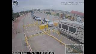 2024 11 07 Puente Internacional 3 viendo hacia Laredo Texas [upl. by Eustis]