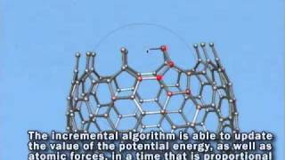 Interactive molecular modeling  Closing a large carbon nanotube in SAMSON [upl. by Elacsap718]