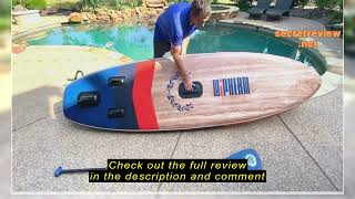 Review Niphean Inflatable Stand Up Paddle Board with Balanced Wing Design and Durable SUP Accessorie [upl. by Adev]