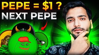 Pepe Coin Big Price Prediction   Next Bullish Meme Coins [upl. by Tsai]