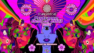 Psytrance Best of 2023 mix by Khromata Trancentral Mix 184 [upl. by Yojenitsirk]