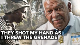 MEDAL OF HONOR Green Beret Shot 3x SingleHandedly Destroys Enemy Position  Melvin Morris [upl. by Neerom]