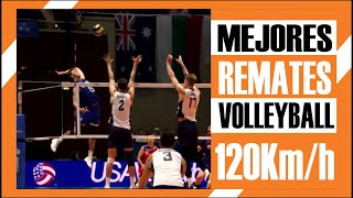 ▶🥇 MEJORES ATAQUES y REMATES más FUERTES y RAPIDOS de voleibol del mundo 2020 💥 REMATES A 125 Kmh 💥 [upl. by Eltrym]