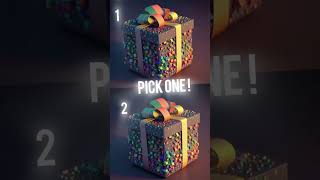 Chose your gift box 1billionviews giftboxchallenge gift giftunbox giftbox unfrezzmyaccount [upl. by Ayekahs577]