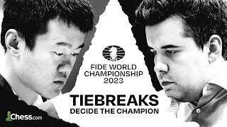 Ding vs Nepomniachtchi It All Comes Down To Tiebreaks  FIDE World Championship 2023  FINAL [upl. by Pederson]