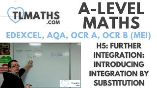 ALevel Maths H512 Further Integration Introducing Integration by Substitution [upl. by Hedwiga24]