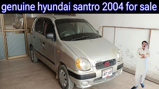 Genuine hyndai santro 2004  used cars prices [upl. by Adnama]