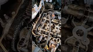 Citroen c1 timing belt change kamremsbyte Tandrem biler car carlife amazi bilar automobile [upl. by Akenet982]