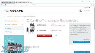 How to activate and renew your MyLaps X2 Transponder [upl. by Seana]