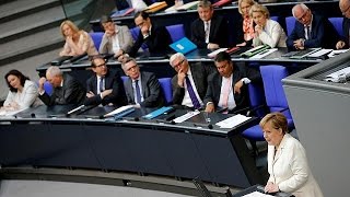 Merkel al Bundestag quotIl Regno Unito non può mantenere solo i privilegi dellUequot [upl. by Othilie]