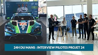 Interview des pilotes de Projet 24  24h du Mans 2023 [upl. by Kere]