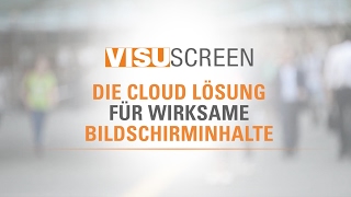 VisuScreen cloud Ihre Digital Signage Software ✅ DEMO  WEDEKOCOM 🖥️ [upl. by Lenoel]