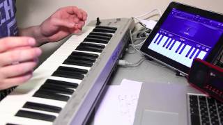 Using MIDI interface with iPad WORKING Russian [upl. by Ailadi748]