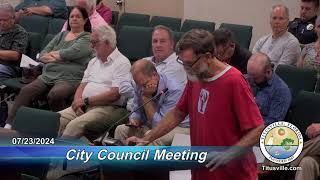 City Council Meeting — 07232024  530 pm [upl. by Sidwohl]