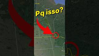 Bizarrice na fronteira dos EUA e Canadá estadosunidos geografia [upl. by Goulet40]