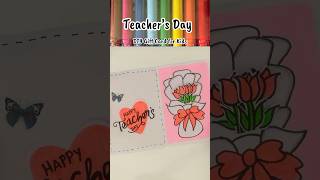 Easy Craft For Kids  DIY Gift Card for Teacher’s Day💝 Paper Craft How to Make Flower bouquets 💐 [upl. by Attela]