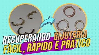 COMO RECUPERAR A BIJUTERIA OXIDADAESCURA PELO USO USANDO APENAS 1 PRODUTO QUE NÃO É PASTA DE DENTE [upl. by Assilav]