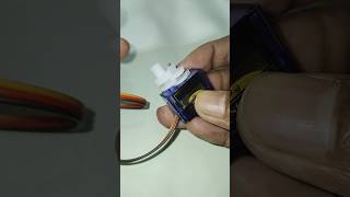 Servo Motor 180 to 360 degrees Convert servomotor gearmotor shortvideo [upl. by Ekal]