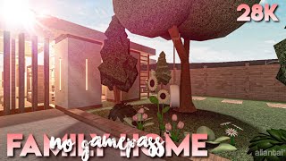 Bloxburg Aesthetic Family Home 28k no gamepasses  Roblox [upl. by Germin306]