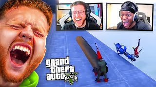 SIDEMEN BEST GTA MOMENTS [upl. by Atnwahsal]