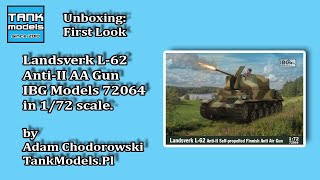 Unboxing 91  Landsverk L62 Finnish AA Gun  IBG Models 72064 [upl. by Sara-Ann]