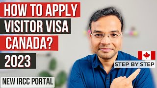 HOW TO APPLY CANADA VISITOR VISA IN 2023 USING NEW IRCC PORTAL  PARENTS  STEPBYSTEP GUIDE [upl. by Zobkiw201]