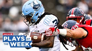 CFL Plays of the Week  Week 6 2024 [upl. by Acimaj336]