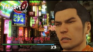 Yakuza 0 But With 20x Health  Champion District Residents [upl. by Brighton]