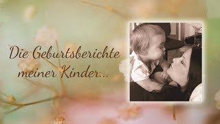 Geburtsberichte meiner beiden Kinder ohne PDA  Natürliche Geburt vs Wunschkaiserschnitt [upl. by Eal367]