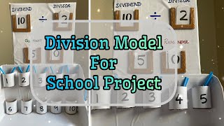 Division Working Model DIY  Grade 3 Maths Introduction to Division  Exhibition Idea [upl. by Sairacaz976]