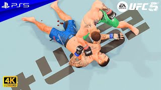 Dustin Poirier vs Conor McGregor 3 Full Fight  UFC Fight Night  PS5 Gameplay  4K [upl. by Emawk]